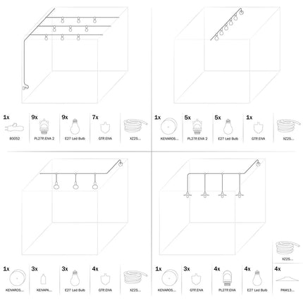 Kynda Light EIVA-2 OUTDOOR - 2-weg fitting voor buitengebruik | Wit