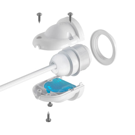 Kynda Light EIVA OUTDOOR - Heraansluitbare fittingset | Wit