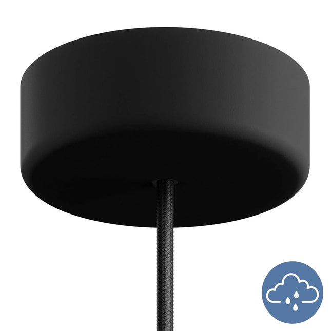 Kynda Light EIVA OUTDOOR - Siliconen Plafondkap | Zwart