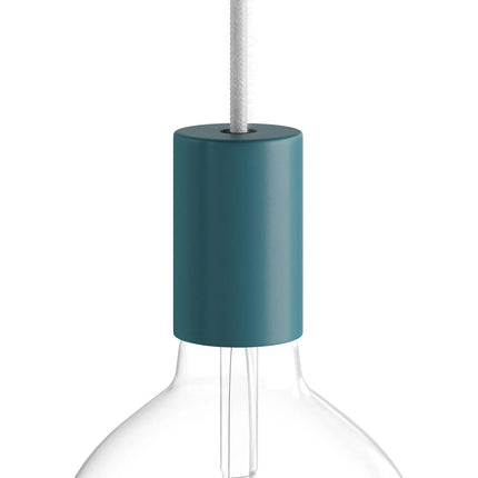 Kynda Light Fitting 'Arvid' metaal met verborgen kabelklem | Blauw (petrol)