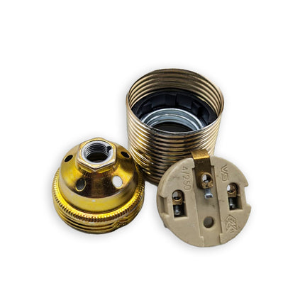 Kynda Light Fitting 'Voss' metaal met buitendraad | Messing