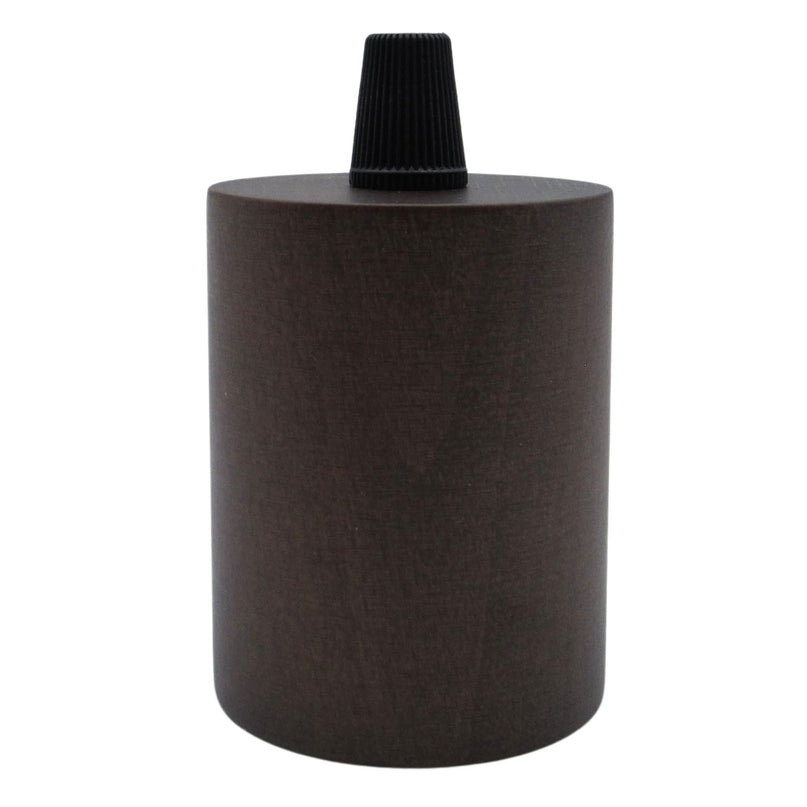 Kynda Light Fitting 'Woody Dark' cilinder Hout