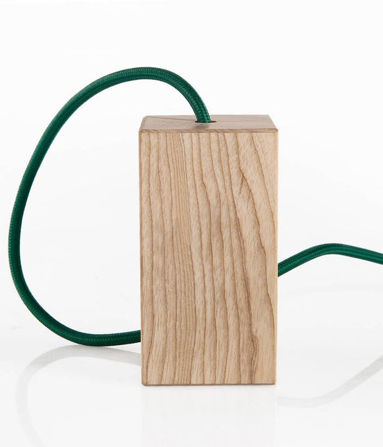 Kynda Light Fitting 'Woody' vierkant hoog Hout