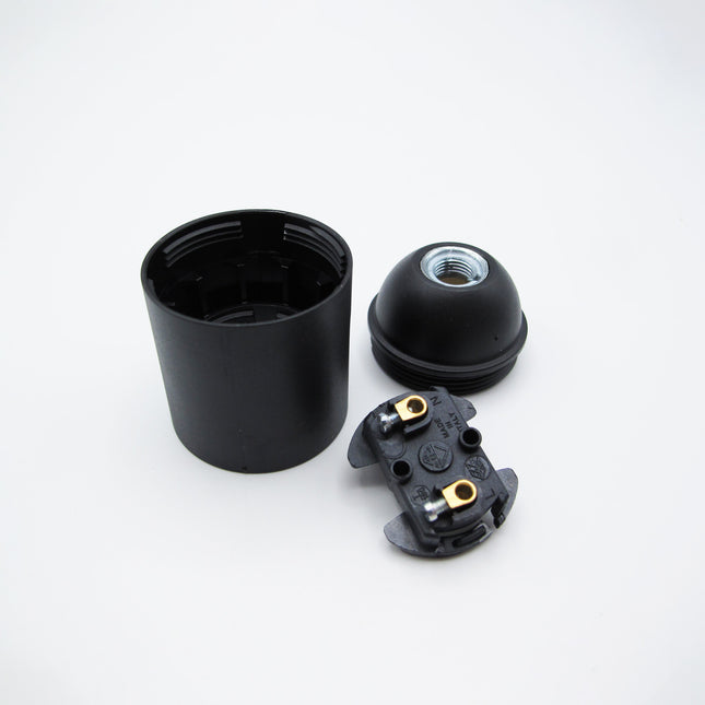 Kynda Light Kunststof (binnen) E27 fitting -  Thermoplastic | Zwart