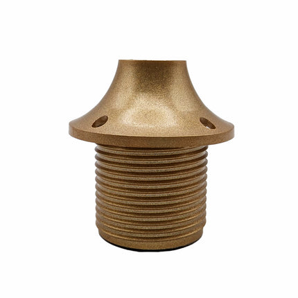 Kynda Light Kunststof fitting E27 met sierkap (bakeliet look) | Goud