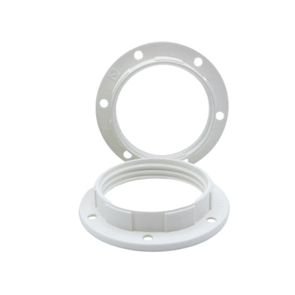 Kynda Light Kunststof schroefring E27 - ⌀57mm | Wit