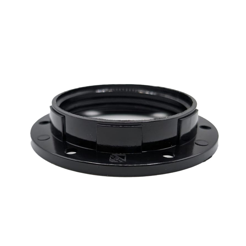 Kynda Light Kunststof schroefring E27 - Bakeliet look -  ⌀58mm | Zwart