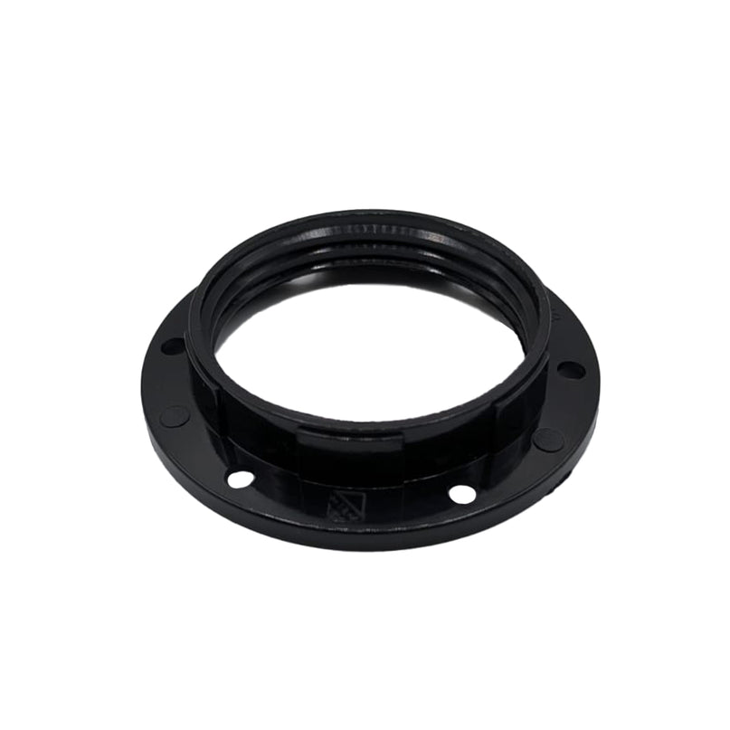 Kynda Light Kunststof schroefring E27 - Bakeliet look -  ⌀58mm | Zwart