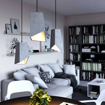 Kynda Light Lampenkap Beton 'Prisma' | Lichtgrijs