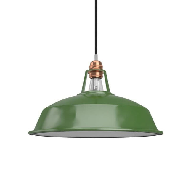 Kynda Light Lampenkap 'Harbour' metaal - Ø38cm | Groen