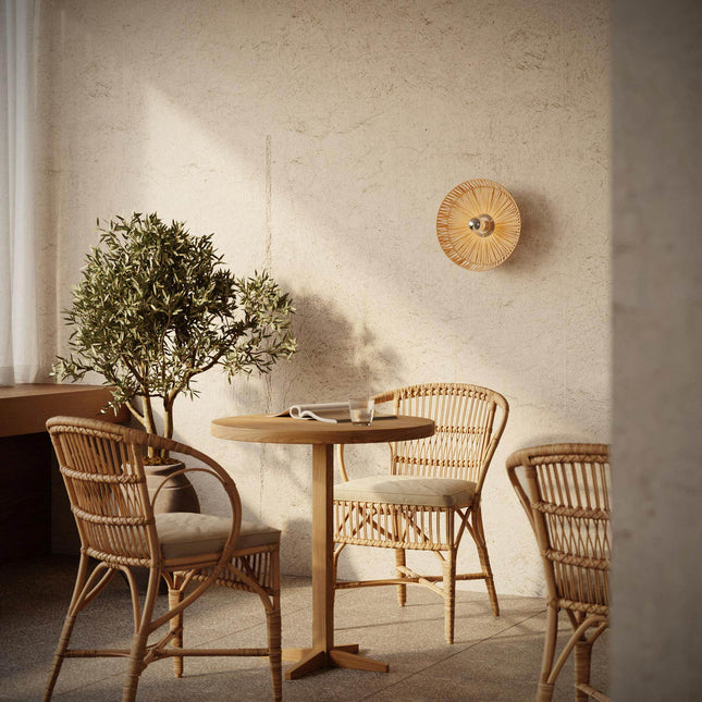 Kynda Light Lampenkap Raffia 'Moorea'  | Ø35 cm