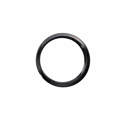 Kynda Light Metalen schroefring met gekartelde rand - E27 - ⌀50mm | Donkergrijs