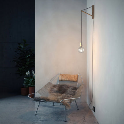 Kynda Light Pinocchio - Verstelbare houten Wandbeugel | Naturel