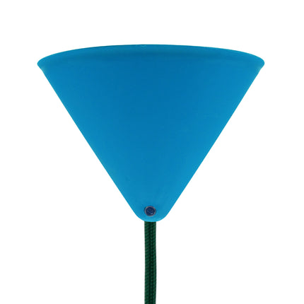 Kynda Light Plafondkap 'Axell' - 1 snoer - Ø120mm | Blauw