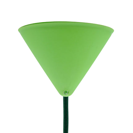 Kynda Light Plafondkap 'Axell' - 1 snoer - Ø120mm | Lichtgroen