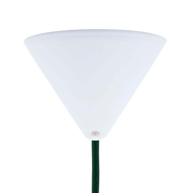 Kynda Light Plafondkap 'Axell' - 1 snoer - Ø120mm | Wit