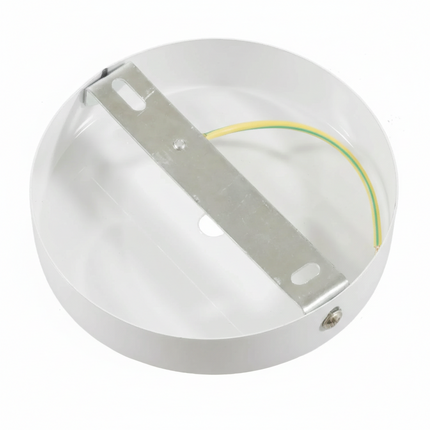 Kynda Light Plafondkap 'Enok XL' - 120 mm - metaal - 1 snoer | Wit (mat)