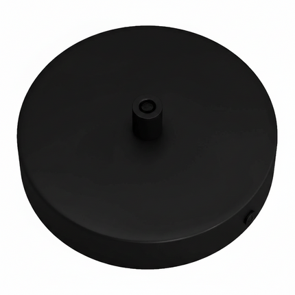 Kynda Light Plafondkap 'Enok XL' - 120 mm - metaal - 1 snoer | Zwart (mat)