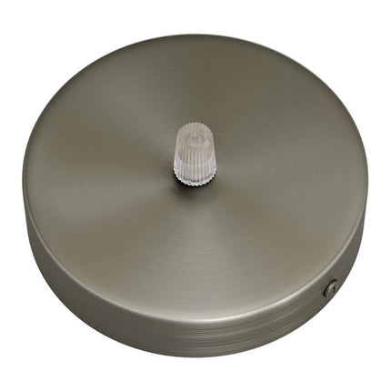 Kynda Light Plafondkap 'Enok XL' - Ø120 mm - metaal - 1 snoer | Geborsteld Titanium