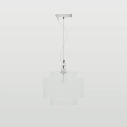 Kynda Light Plafondkap Kit met staalkabel & hoogteversteller - Ø120mm | Wit (mat)