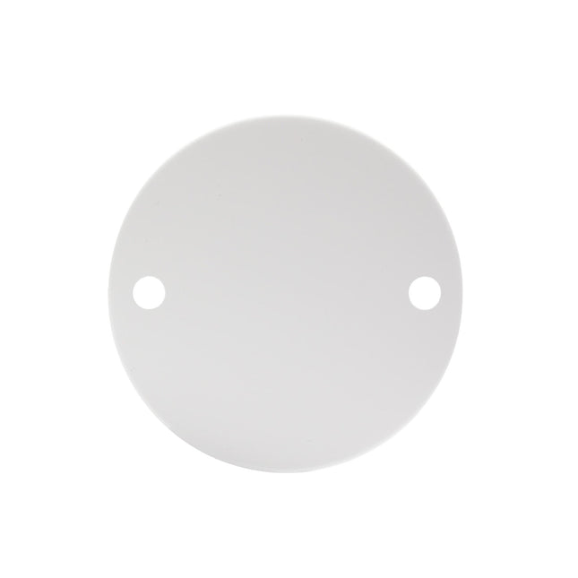 Kynda Light Plafondkap 'Levi XL' metaal - 2 snoeren - Ø120 mm | Wit (Mat)