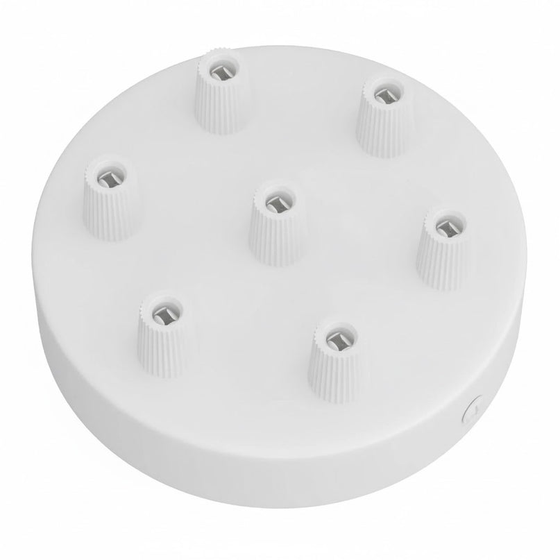 Kynda Light Plafondkap metaal - 7 snoeren | Wit (mat)