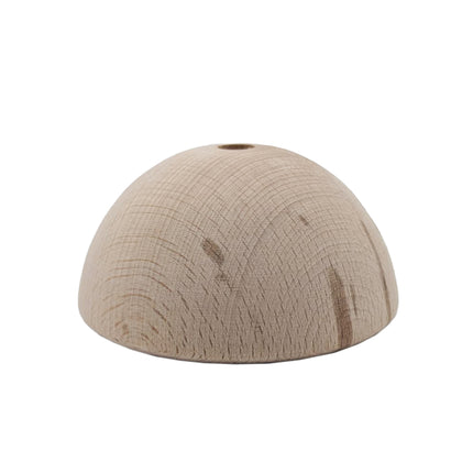 Kynda Light Plafondkap 'Woody' halfrond hout - 1 snoer  - Ø95mm