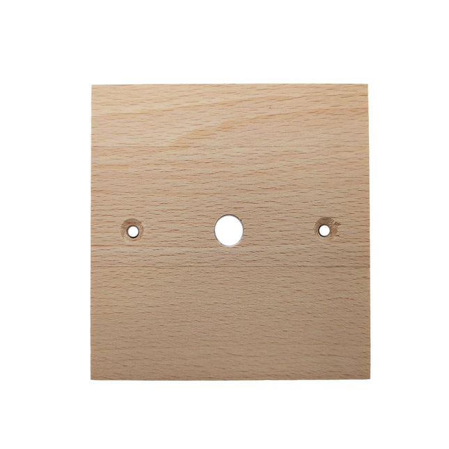 Kynda Light Plafondkap 'Woody' hout - 1 snoer - 92mm | Vierkant