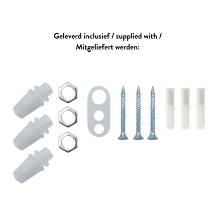 Kynda Light Plafondkap 'Woody' rond hout - 3 snoeren - Ø95mm