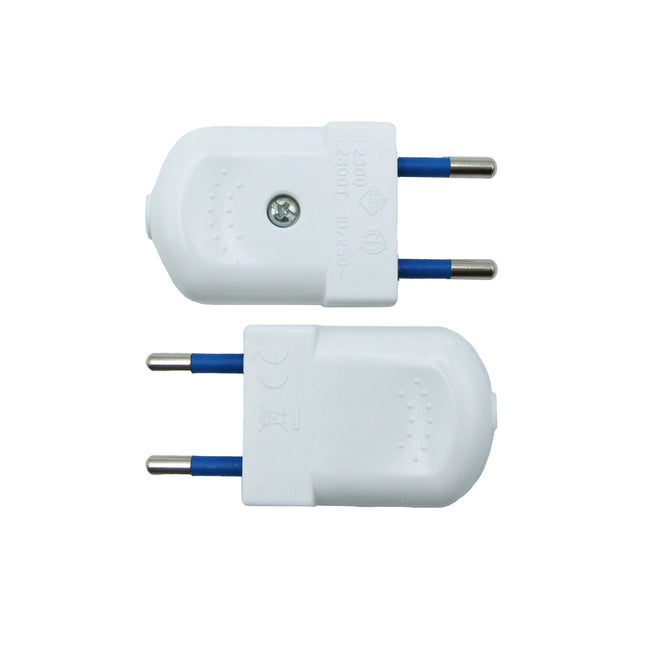 Kynda Light Platte stekker (niet-geaard) | Wit