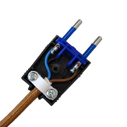 Kynda Light Platte stekker (niet-geaard) | Zwart