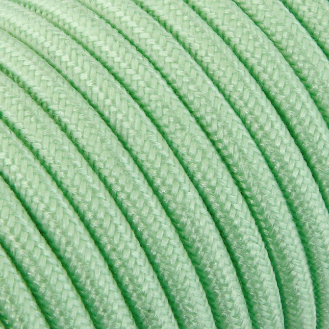 Kynda Light SAMPLE | Strijkijzersnoer Lichtgroen - rond, linnen