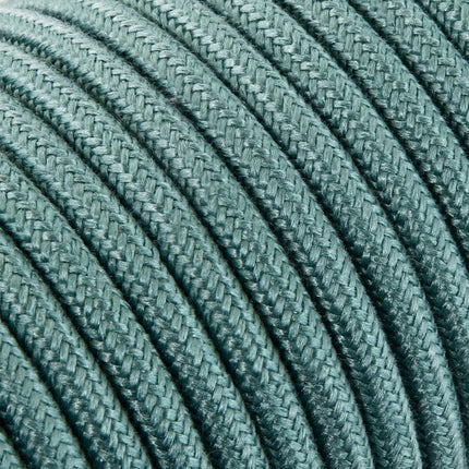 Kynda Light SAMPLE | Strijkijzersnoer Salie - rond, linnen