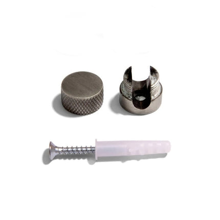 Kynda Light Sarè - Wand - of plafondbevestiging Metaal Rond | Geborsteld Staal