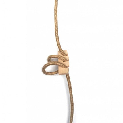 Kynda Light Snoerklem 'Knut' voor stofkabel | Hout