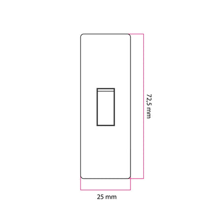 Kynda Light Snoerschakelaar (1-polig met aarde) | Zwart