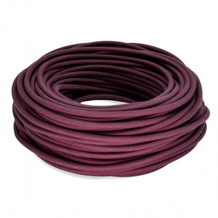 Kynda Light Strijkijzersnoer Aubergine - rond, linnen