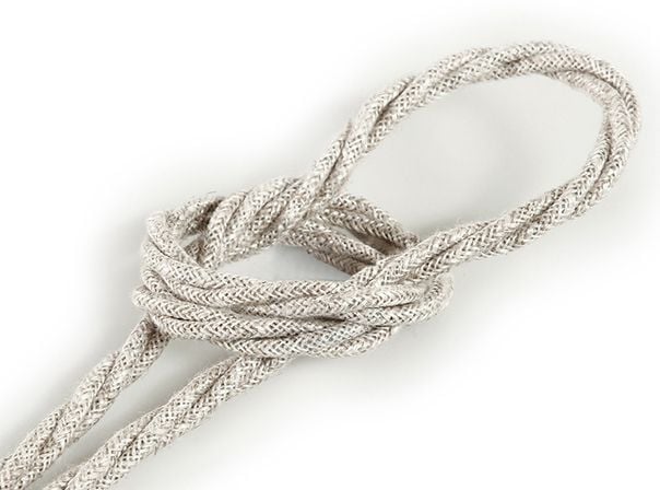 Kynda Light Strijkijzersnoer Beige - gedraaid, linnen