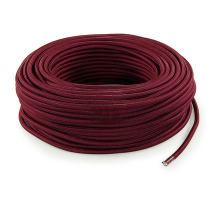 Kynda Light Strijkijzersnoer Bordeaux rood - rond, effen