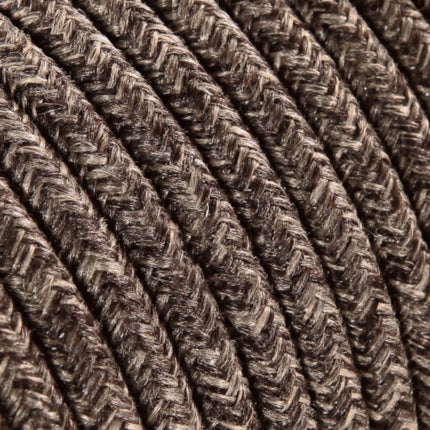 Kynda Light Strijkijzersnoer Bruin mix - rond, linnen