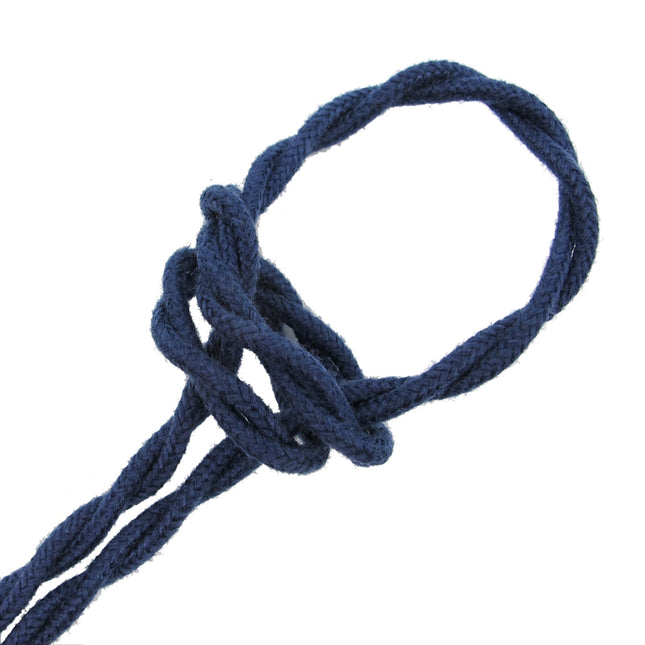 Kynda Light Strijkijzersnoer Donkerblauw Jeans - gedraaid, linnen