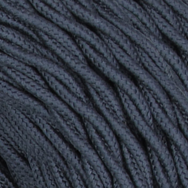 Kynda Light Strijkijzersnoer Donkergrijs Grafiet- gedraaid, linnen