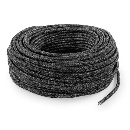 Kynda Light Strijkijzersnoer Donkergrijs mix - rond, linnen