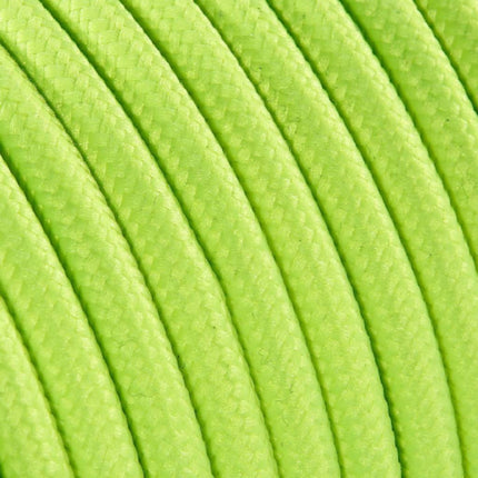 Kynda Light Strijkijzersnoer Fluor geel - rond, effen stof