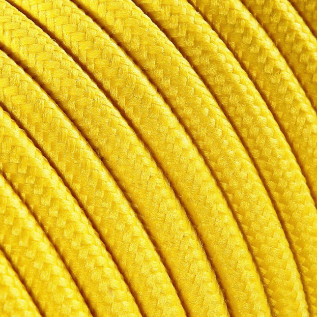 Kynda Light Strijkijzersnoer Geel - rond, effen stof