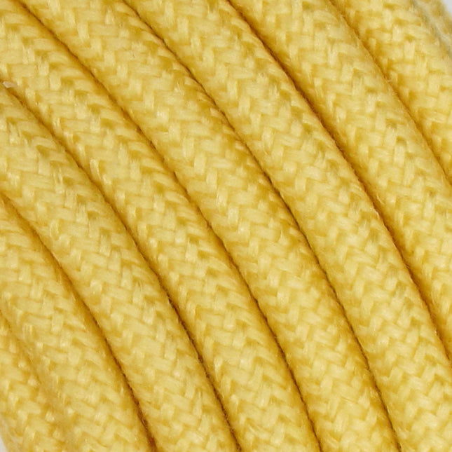Kynda Light Strijkijzersnoer Geel - rond, linnen