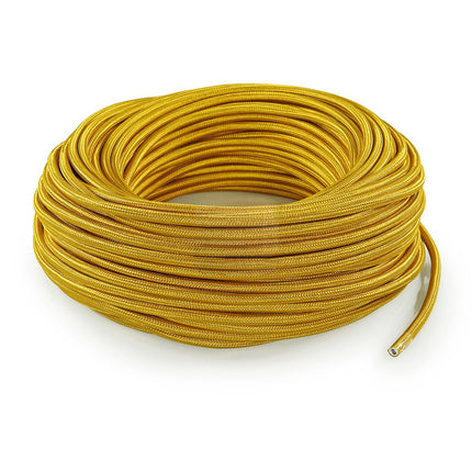 Kynda Light Strijkijzersnoer Goud - rond, effen stof