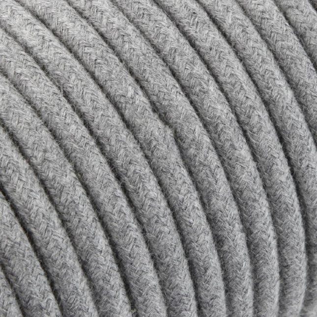 Kynda Light Strijkijzersnoer Grijs - rond, linnen
