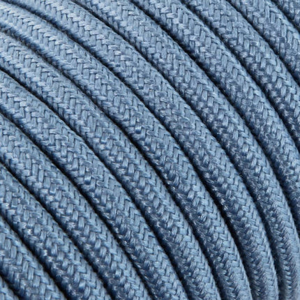 Kynda Light Strijkijzersnoer Grijsblauw - rond, linnen