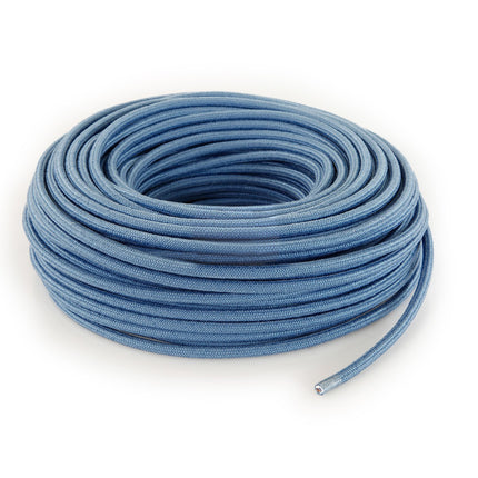 Kynda Light Strijkijzersnoer Grijsblauw - rond, linnen